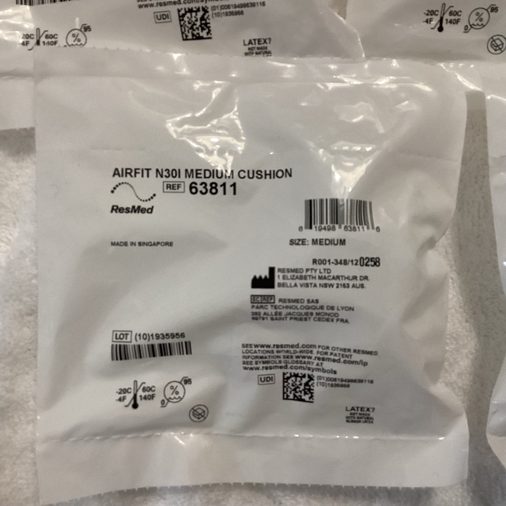 Resmed Airfit N30I Medium Nasal Cushion